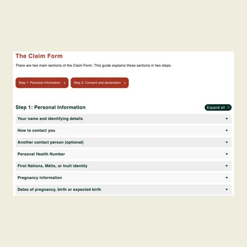 Claim Form Guide