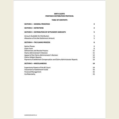 Proposed Distribution Protocol
