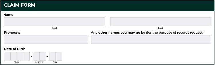 Personal Information