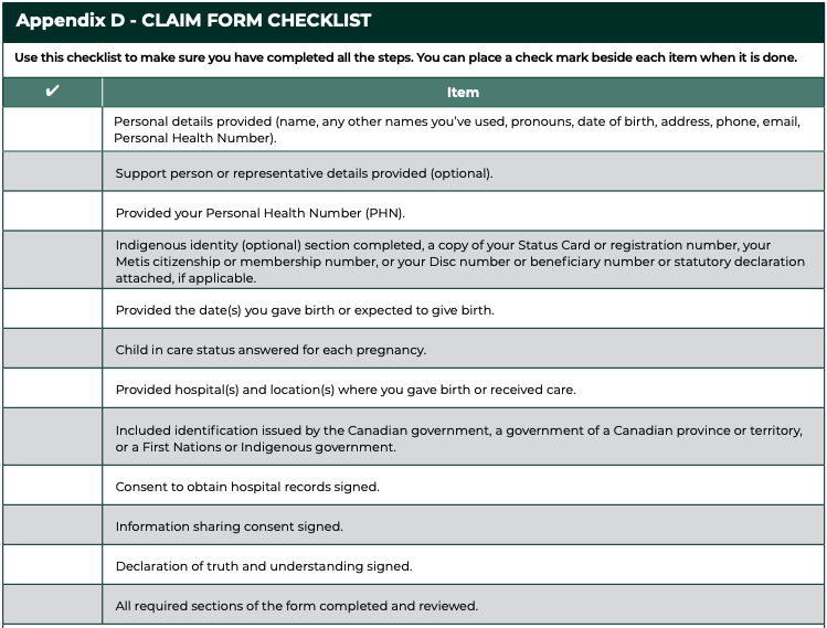 Personal Information