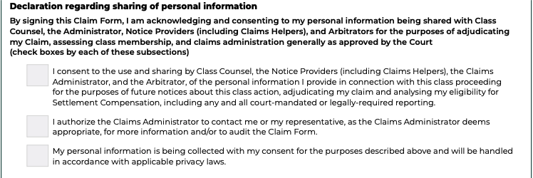 Personal Information